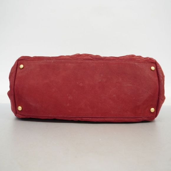 Chanel Matelasse Chain Shoulder Bag Coated Canvas Red Gold Metal Fittings - Picture 3 of 9